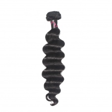  Elesis Virgin Hair Product Top Grade Raw hair 1 piece Loose Wave Human Virgin Hair Weft