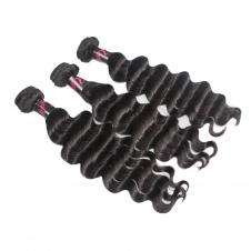 Elesis Virgin Hair Product TOP grade Raw Hair Loose Wave Weave  3 Bundles 300g