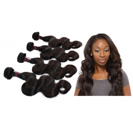 4 Bundles Virgin grade Elesis Virgin Hair Human Virgin Body Wave Natural Black