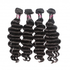 4 Bundles Virgin grade Elesis Virgin Hair Loose Wave Weave Virgin Hair
