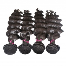 4 Bundles Virgin grade Elesis Virgin Hair Loose Wave Weave Virgin Hair