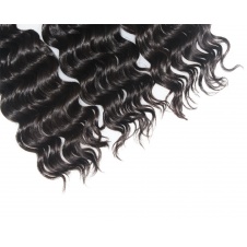 Hot Selling Virgin Grade Natural Wave Virgin hair Wavy Human Hair 3 Bundles 300g