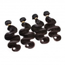 Brazilian Raw Virgin Hair Body Wave 4bundles with Swiss Lace 4x4 closure 
