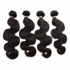 Brazilian Hair Bundles body wave 100% Raw Virgin Human Hair 4 Bundles with Lace Frontal 13x4 Closure