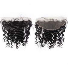 Cuticle Aligned Raw Virgin Hair 4pcs Peruvian loose wave Human Hair with 13x4 Preplucked frontal 