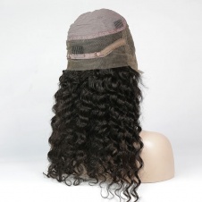 360 lace frontal human-hair wig brazilian loose wave wig for black women glueless 180% density lace front wig