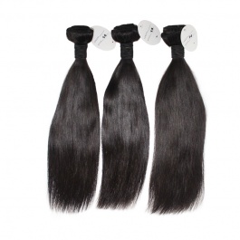 Elesis hair Cheap price Remy hair natural color #1b straight 3 bundles