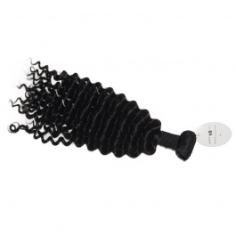 Elesis hair extensions 100% Remy Human hair Deep wave bundles 1piece natural color