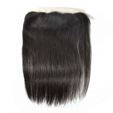 13x4 Remy Hair Straight lace Frontal Closure Free part