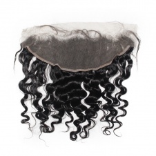 13x4 Remy Hair Loose Wave Lace Frontal Closure Free part