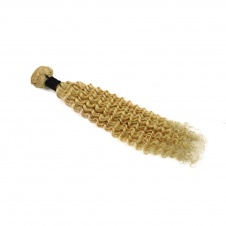 One Piece 613 Bundle  Blonde Curly Human Hair 1 bundle Brazilian deep Curly Honey Blonde Hair 