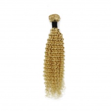 One Piece 613 Bundle  Blonde Curly Human Hair 1 bundle Brazilian deep Curly Honey Blonde Hair 