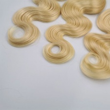 Platinum Blonde 613 Body Wave Hair Brazilian Remy Human Hair 300 grams Full Head Three Bundles Thick to Ends 
