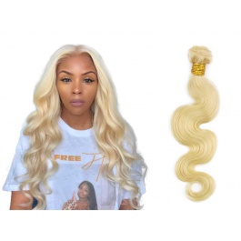 Brazilian Hair Body Wave Blonde 613  Real Human Hair Bundles Remy Hair Extensions Blonde Weave Bundle For Women Single B