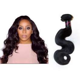 Virgin grade Elesis Virgin Hair Product 1 piece Body Wave Human Virgin Hair Extensions