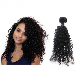 Virgin grade Elesis Virgin Hair Product Virgin grade 1 piece Jerry Curly Human Virgin Hair Extensions