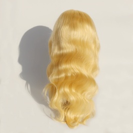 New deep parting 6inch frontal lace wig 13x6 Blonde body wave lace frontal can be dyd Glueless 150 Density