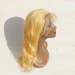 New deep parting 6inch frontal lace wig 13x6 Blonde body wave lace frontal can be dyd Glueless 150 Density