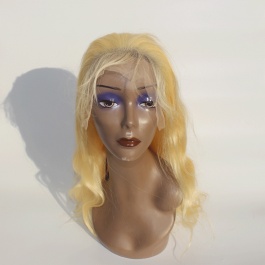 New deep parting 6inch frontal lace wig 13x6 Blonde body wave lace frontal can be dyd Glueless 150 Density