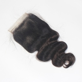 Elesis Remy Hair Closure 5x5 Body wave Closure Free part