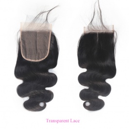 Elesis Remy Hair Closure 5x5 Body wave Closure Free part