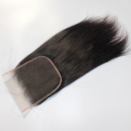 Elesis Remy Hair closure 5x5 Straight Closure