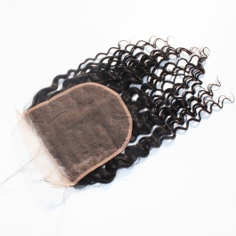 Elesis Remy Hair Closure 6x6 Deep wave closure