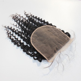 Elesis Remy Hair Closure 7x7 Deep Wave Closure
