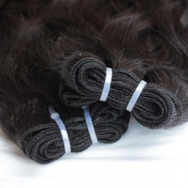 Elesis Remy Hair wet Wavy Natural Wave Natural Black 1piece