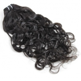 Elesis Remy Hair wet Wavy Natural Wave Natural Black 1piece