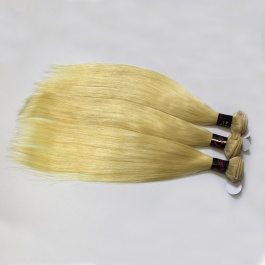 Honey blonde straight 613color Raw hair 3 bundles-RST6133