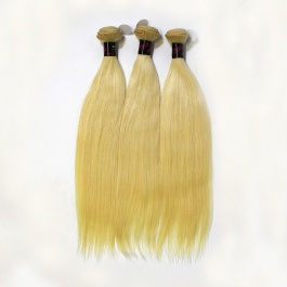 Honey blonde straight 613color Raw hair 3 bundles-RST6133