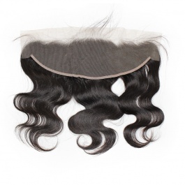 Swiss Transparent Lace/HD Lace 13 x 4 PrePlucked Frontal Brazilian Virgin Hair Body Wave Raw Hair-FB134
