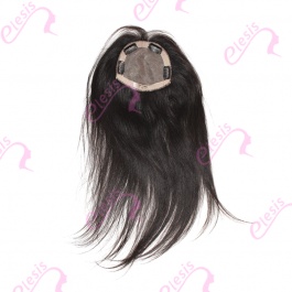 5x5 womens toupee hair pieces replacement monofilament net base with pu perimeter