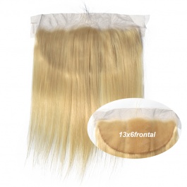 Elesis Virgin Hair New Frontal Blonde hair #613 13x6 Frontal Straight honey blonde Virgin Hair Top grade