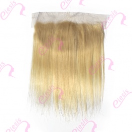 Elesis Virgin Hair New Frontal Blonde hair #613 13x6 Frontal Straight honey blonde Virgin Hair Top grade