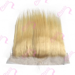 Elesis Virgin Hair New Frontal Blonde hair #613 13x6 Frontal Straight honey blonde Virgin Hair Top grade