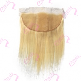 Elesis Virgin Hair New Frontal Blonde hair #613 13x6 Frontal Straight honey blonde Virgin Hair Top grade