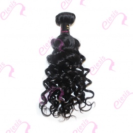 Virgin grade Elesis Virgin Hair Product Virgin grade 1 piece Water wave Human Virgin Hair Extensions-WW1