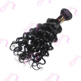 Virgin grade Elesis Virgin Hair Product Virgin grade 1 piece Water wave Human Virgin Hair Extensions-WW1