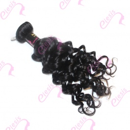 Virgin grade Elesis Virgin Hair Product Virgin grade 1 piece Water wave Human Virgin Hair Extensions-WW1