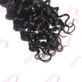 Virgin grade Elesis Virgin Hair Product Virgin grade 1 piece Water wave Human Virgin Hair Extensions-WW1
