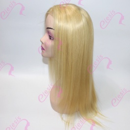 Elesis Virgin hair Top raw grade customize wig 613 blonde 4x4 lace closure wig-BL4x4