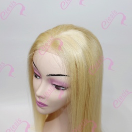 Elesis Virgin hair Top raw grade customize wig 613 blonde 4x4 lace closure wig-BL4x4