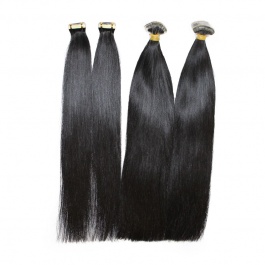 Elesis Double drawn virgin remy hair tape in Straight extensions 100grams-DTape1