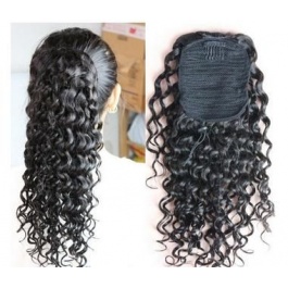 Elesis Virgin Hair High puff ponytail drawstring Virgin Hair ponytail clip in Extensions Hair-PT6