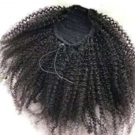 Elesis Virgin Hair High puff ponytail drawstring Virgin Hair ponytail clip in Extensions Hair-PT6