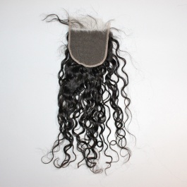  Elesis Hair Swiss Lace/Transparent LACE/HD lace preplucked closure 5x5 free part Natural wave  closure