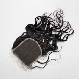  Elesis Hair Swiss Lace/Transparent LACE/HD lace preplucked closure 5x5 free part Natural wave  closure
