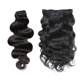 Elesis virgin hair 8 pattern hair style 10pcs set 160grams Virgin Remy Hair clip in 100% human hair-clip6